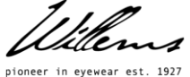 Willems pioneer in eyewear est 1927 Schriftzug